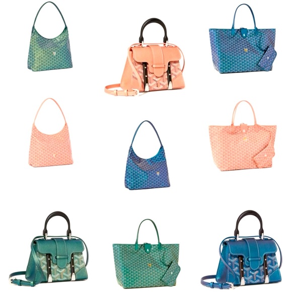 LIMITED EDITION🌸Goyard🌸Metallic Pearl Pink Saint Louis GM Tote - Picture 3 of 15